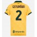 AC Milan Pervis Estupinan #2 Tredjedrakt Dame 2025-26 Kortermet